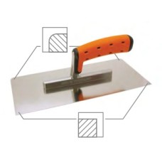 Stainless steel notch trowel 130/270mm / Box.6