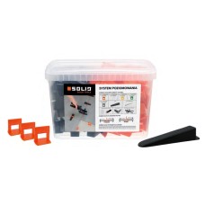 Tile leveling system - Clip 100 pcs + wedge 50 pcs 1mm/ Box.4